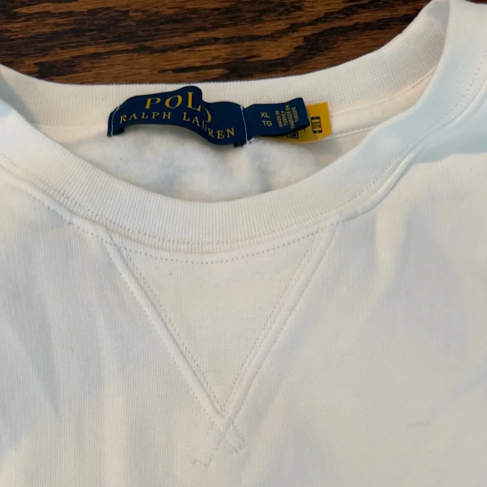Ralph Lauren White Sweatshirt with Polo Bear - Picture 2 of 2